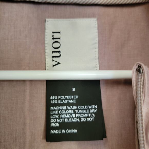 Vuori Outdoor Trainer Shell Women Sz Small VW501 Hazel Mauve UPF 30+ Gorp Hood - Picture 12 of 14